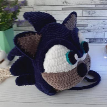 Crochet Sonic Animal Hat Pattern