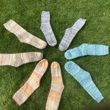 SIMPLi 6PLi socks with reinforced heels, soles and toes