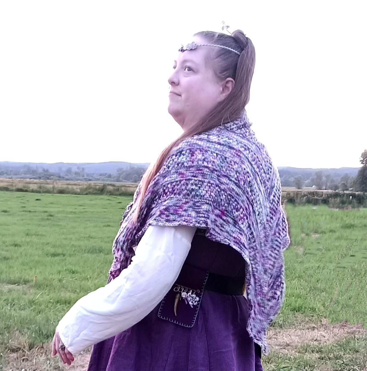 Garden Lattice Shawl