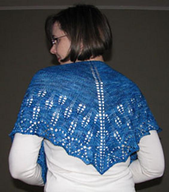 Lingonberry Shawlette