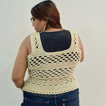 Honeycomb Tank Top Crochet Pattern