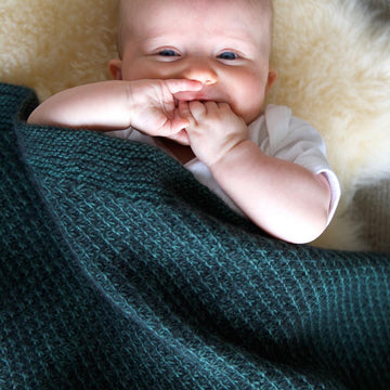 Green Growth Baby Blanket