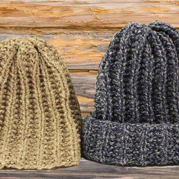Seeded Rib Knit Hat
