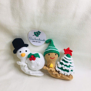 Frosty Snail- Crochet pattern- PDF file- English