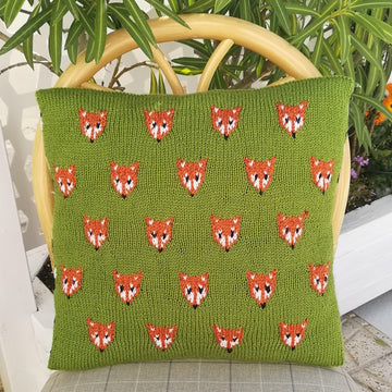 Troop of Foxes Cushion