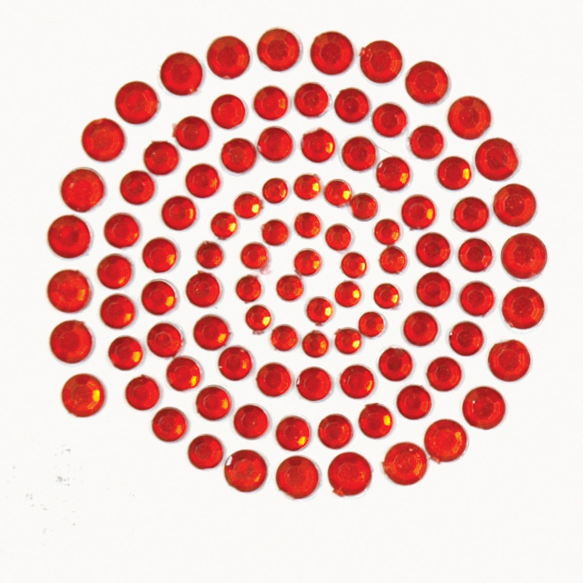 Kaisercraft Adhesive Rhinestones 100/Pkg - Red
