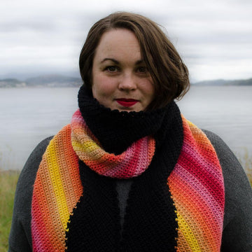 Diagonal Sunset Wrap