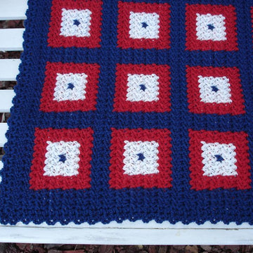 Granny's Gingham Afghan