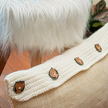 Happy Camper Crochet Pillow Cover