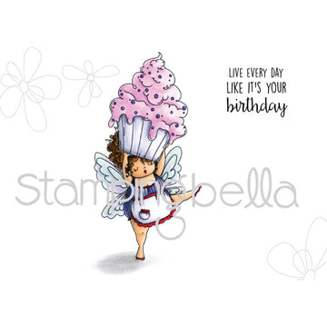 Stamping Bella Cling Stamps - Edna With A Cupcake On Top