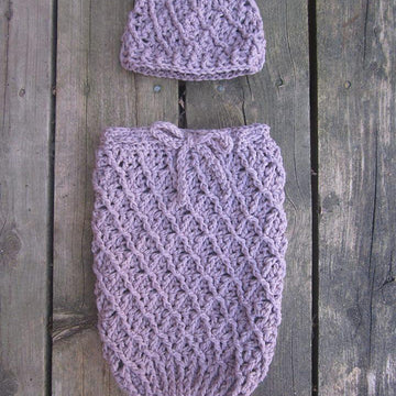 Mini Harlequin Baby Cocoon or Swaddle Sack