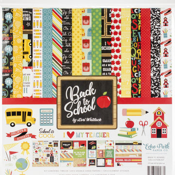 Echo Park Paper Echo Park Collection Kit 12"X12" - Back To School