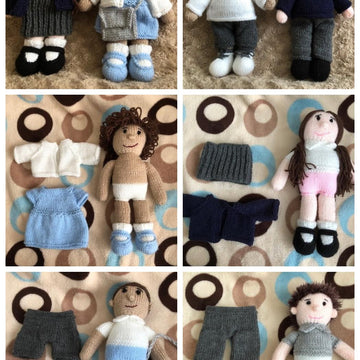 School days Boy & Girl dolls