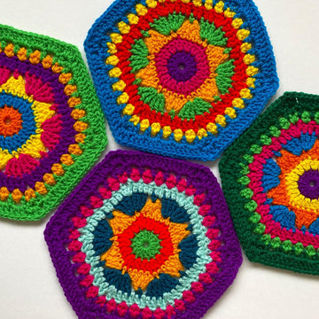 Hexagon Flower II by HueLaVive