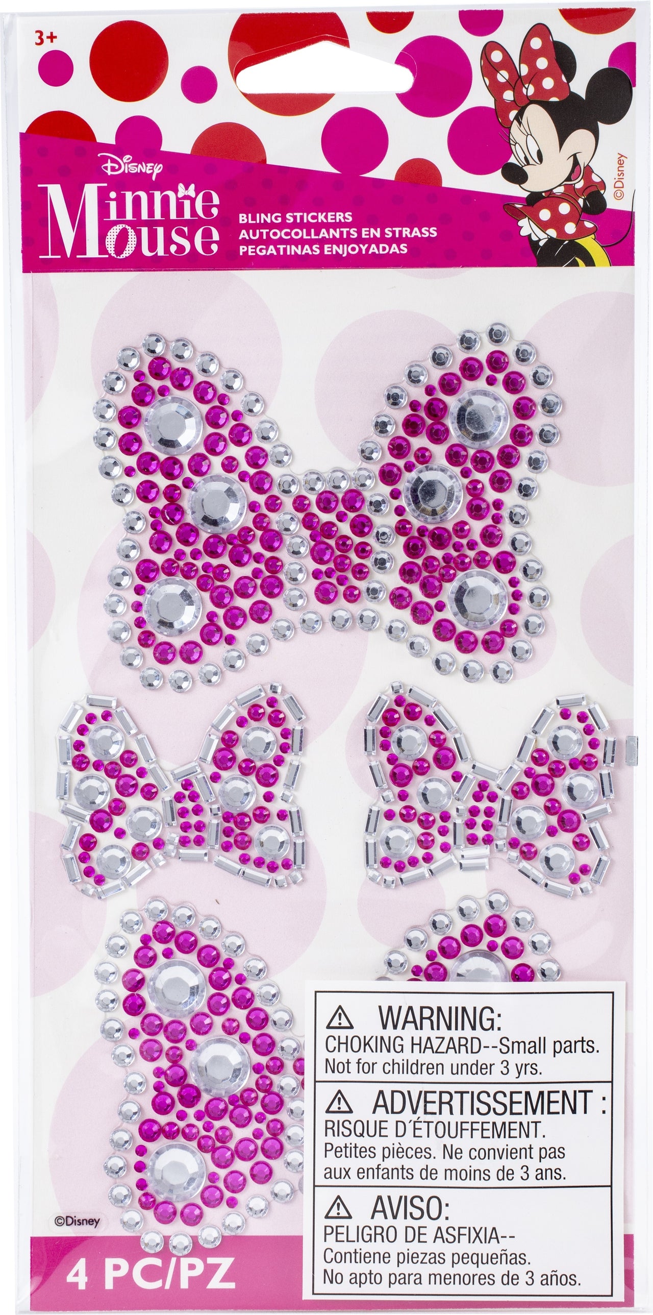 Sticko Disney Bling Embellishments - Minnie Bow