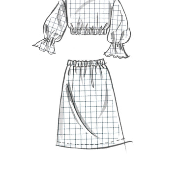McCall's Girls' Tops, Skirts, Shorts and Pants M8295 - Paper Pattern, Size A (7-8-10-12-14-16)