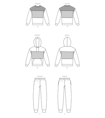 McCall's Unisex Tops and Pants M8249 - Sewing Pattern