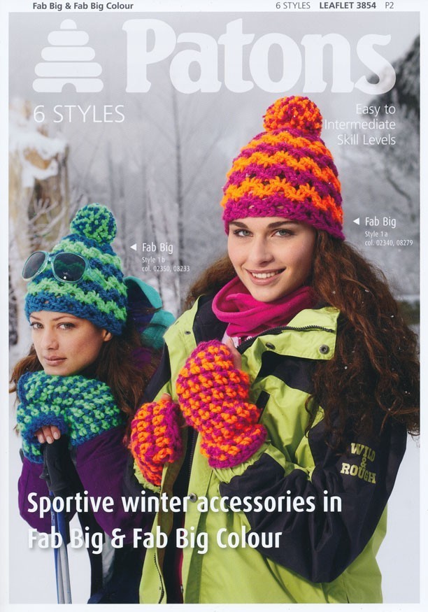 Patons Fab Big Winter Accessories Book- 3854