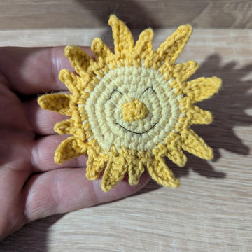 Sunny Flower Hair Clip English-US