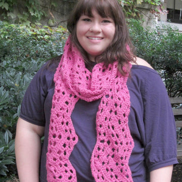 Wide Ripple Scarf