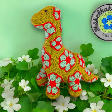 Dino - Baby with African Flowers
