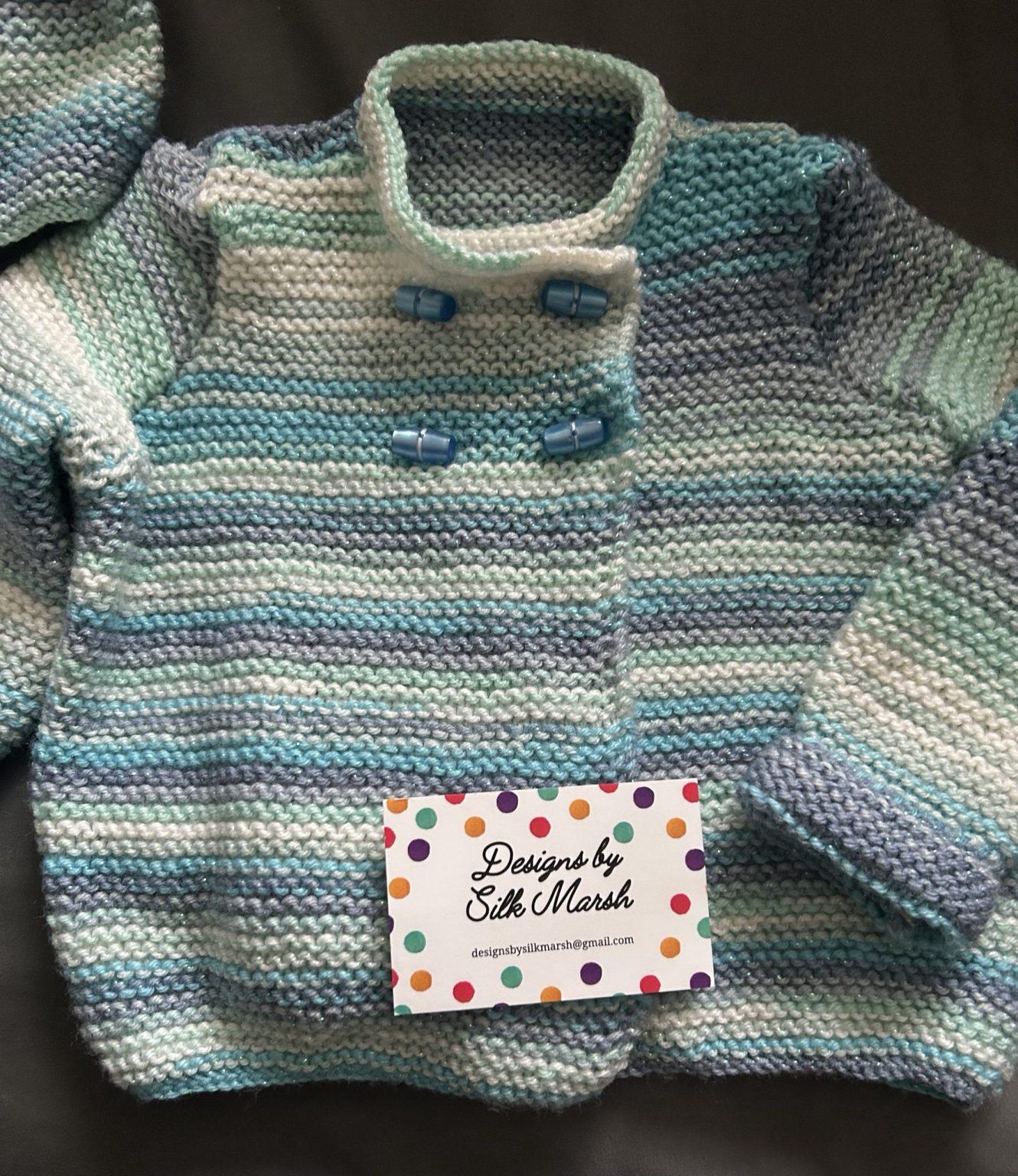 Ella Baby Jacket and Hat Knitting Pattern Newborn-3 years approx