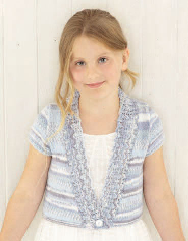 Long Sleeved and Short Sleeved Cardigans in Sirdar Snuggly Baby Crofter DK - 4756 - Downloadable PDF