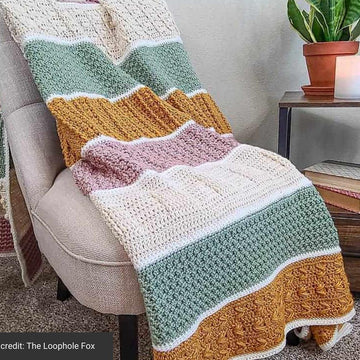 Cozy Triangles Blanket Strip