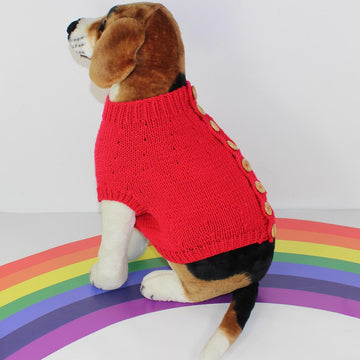 Back Button Up Dog Coat