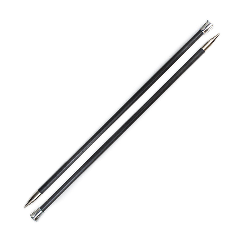 KnitPro Karbonz Single Point Needles 10"
