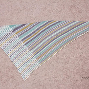 Brick and Mortar Shawl Crochet