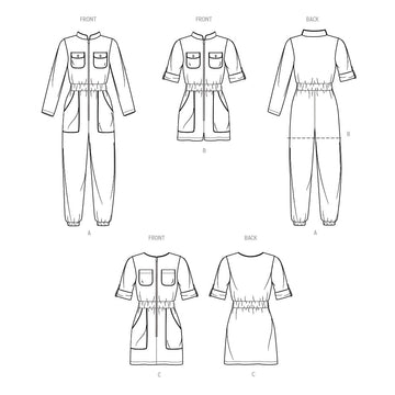 Simplicity Children's and Girls' Jumpsuit, Romper and Dress S9722 - Sewing Pattern