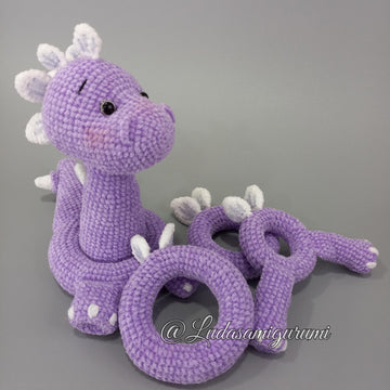 Mini Stegosaurus stack toy