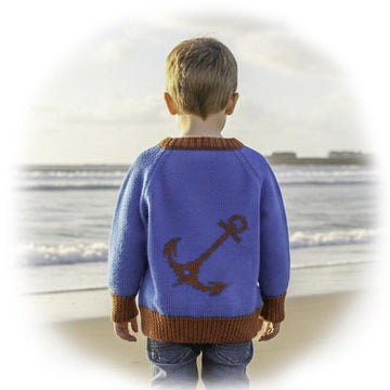 Lifeboat & anchor sweater