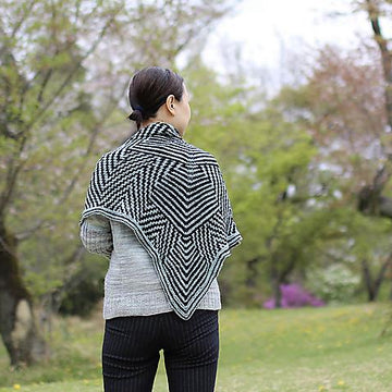 Crossroad shawl