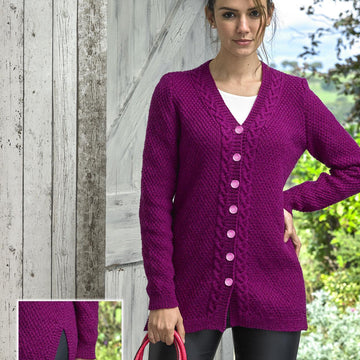 Waistcoat & Cardigan in King Cole Merino Blend DK - 5075 - Downloadable PDF