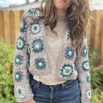 Airie Granny Square Cardigan