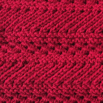 Red Lacy Cowl
