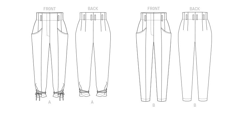Vogue Misses' and Misses' Petite Pants V1848 - Sewing Pattern