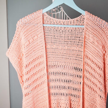 Jasmine Coral Cardigan