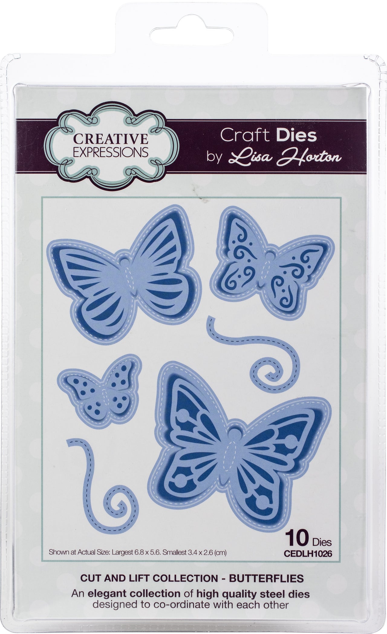Creative Expressions Cut & Lift Die Collection - Butterflies
