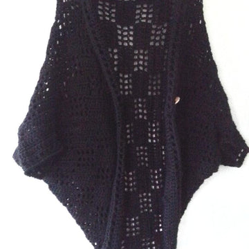 Easy Mesh Crochet Shrug Cardigan