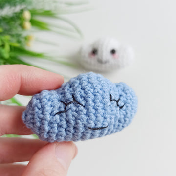 Crochet cloud pattern