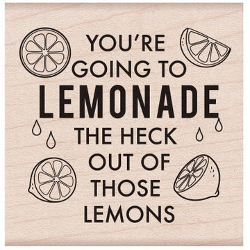 Hero Arts Mounted Rubber Stamp 2.5"X2.5" - Lemonade Message
