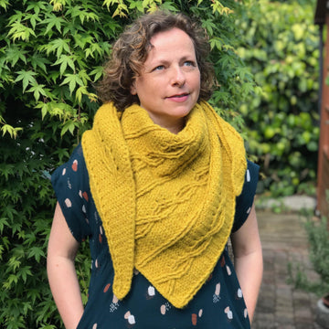 Cabled Shawl