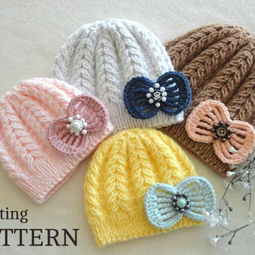 Knitted Baby Cardigan and Baby Beanie by Elena Mitchell