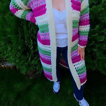 Crochet Multicolor cardigan