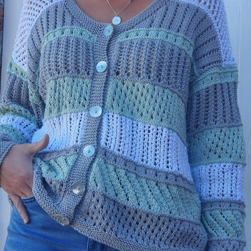 Multi Patterned Pullover & Cardigan