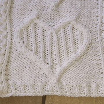 With All My Heart baby blanket