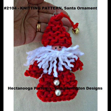 2104k - Santa Ornament